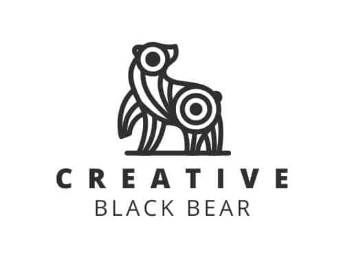 Creative Black Bear